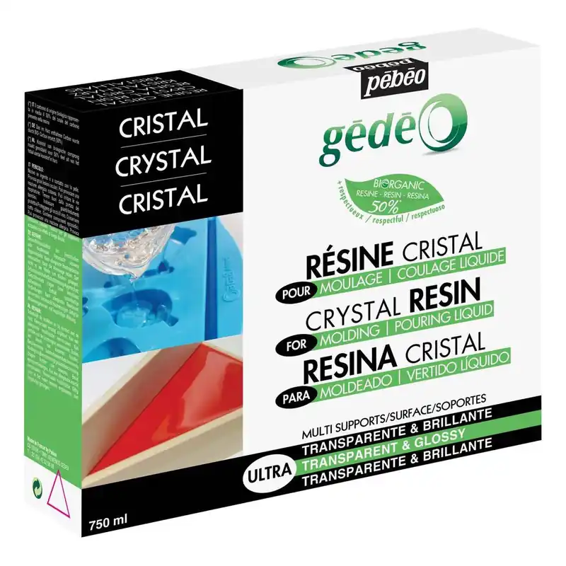 Holiday Sale Pebeo Gedeo Bio-Based Crystal Resin 750ml