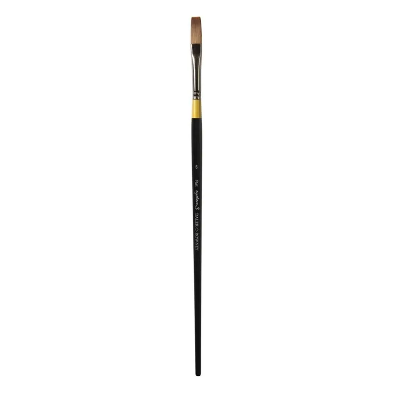 Cheap Daler-Rowney System3 Brush Flat Long Handle 0/6