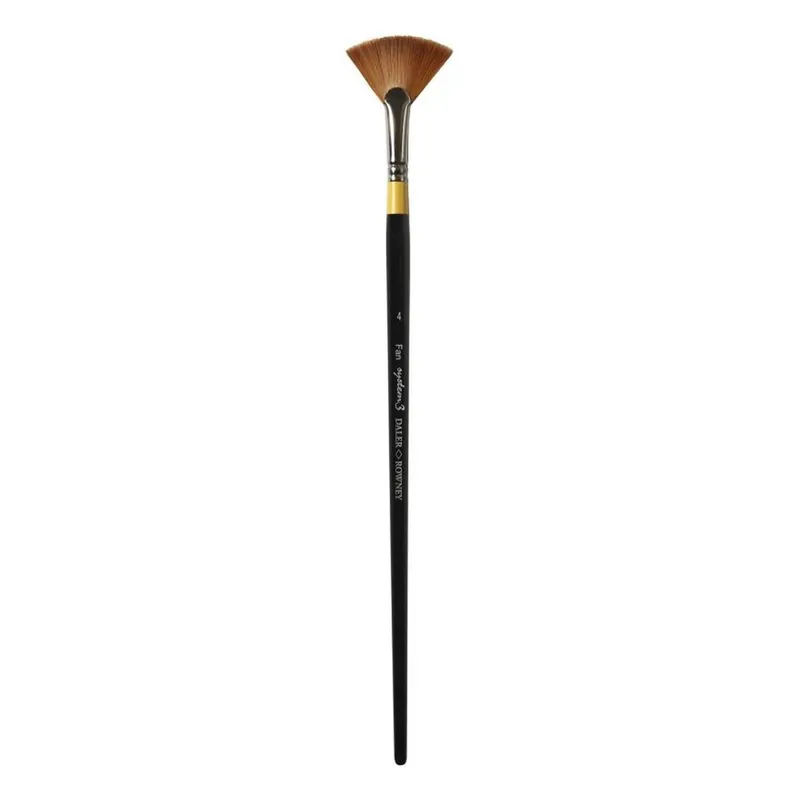 Daler-Rowney System3 Brush Fan Long Handle 0/4 Luxury
