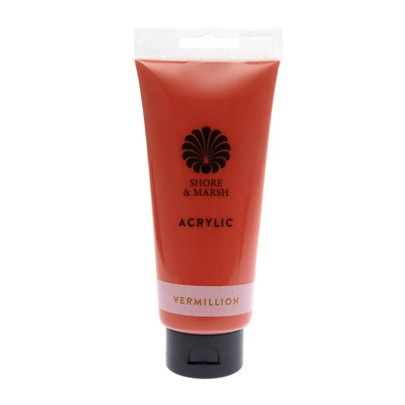 Best Choice Shore & Marsh Vermillion Acrylic Paint 200ml