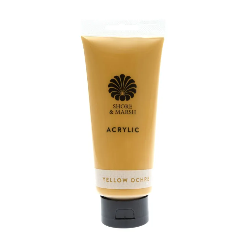 Trusted Brand Shore & Marsh Yellow Ochre Acrylic Paint 200ml