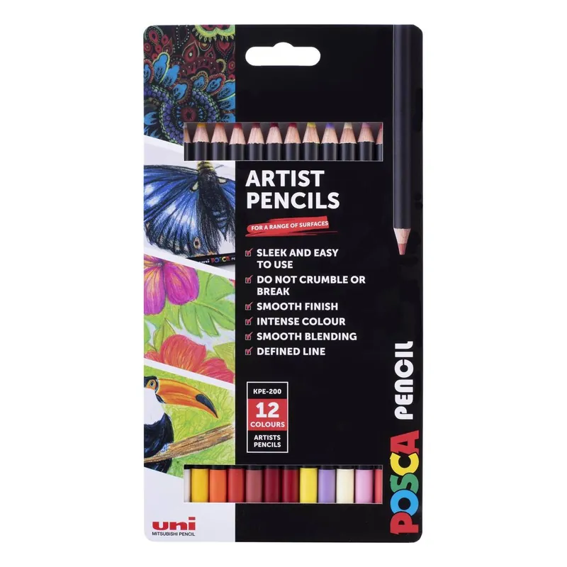 Affordable Uni-ball Posca Spectrum Artist Pencils 12 Pack