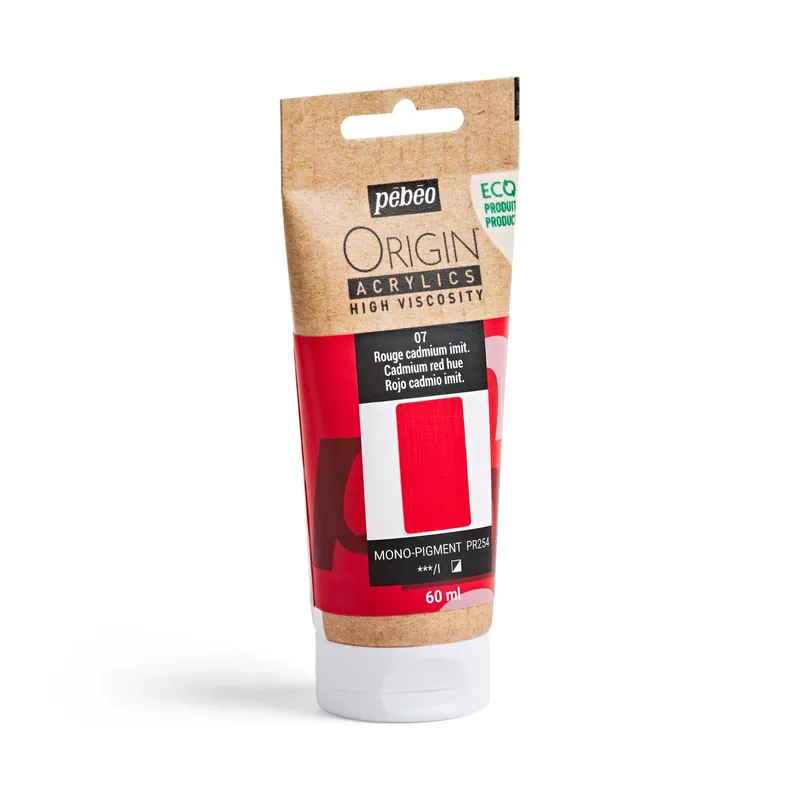 Pebeo Origin Cadmium Red Acrylic Paint 60ml While Supplies Last