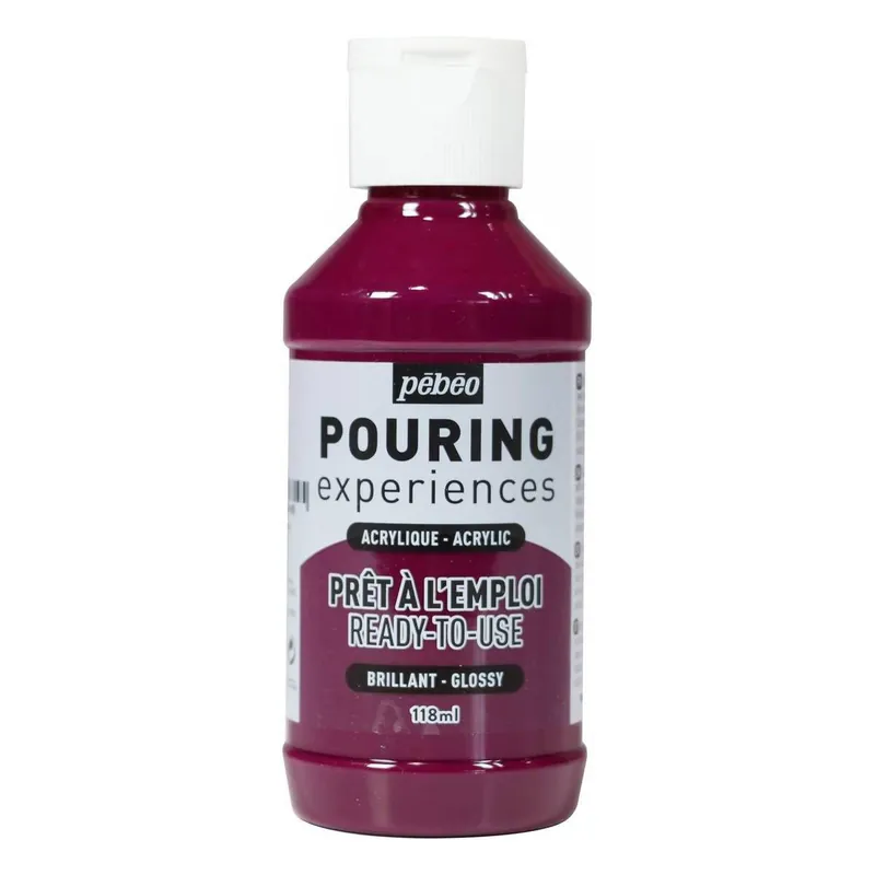 Best Price Pebeo Deep Magenta Pouring Experiences Acrylic 118ml