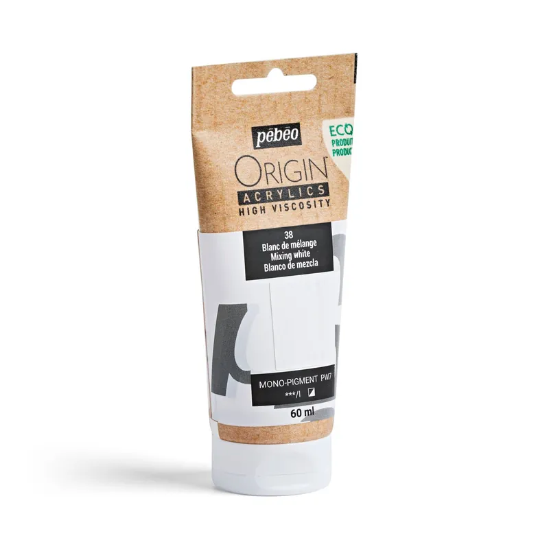 Pebeo Origin Mixing White Acrylic Paint 60ml Weekend Sale