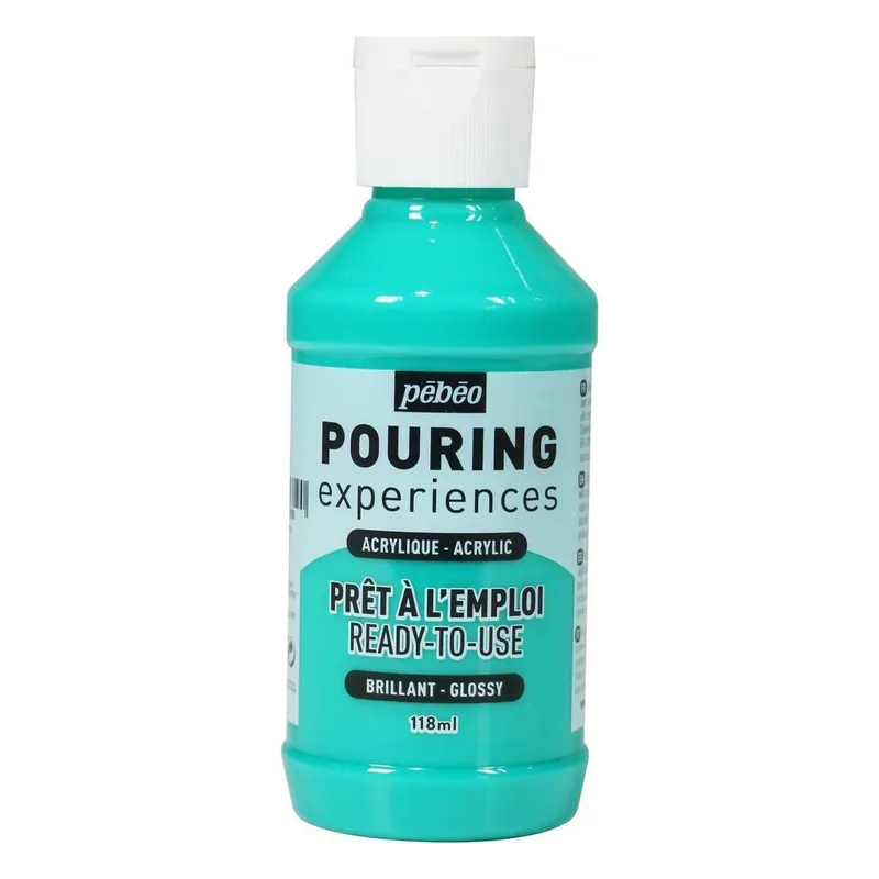 Pebeo Aqua Green Pouring Experiences Acrylic 118ml Top Pick
