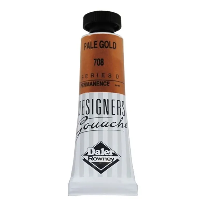 Daler Rowney Pale Gold Designers' Gouache 15ml Modern