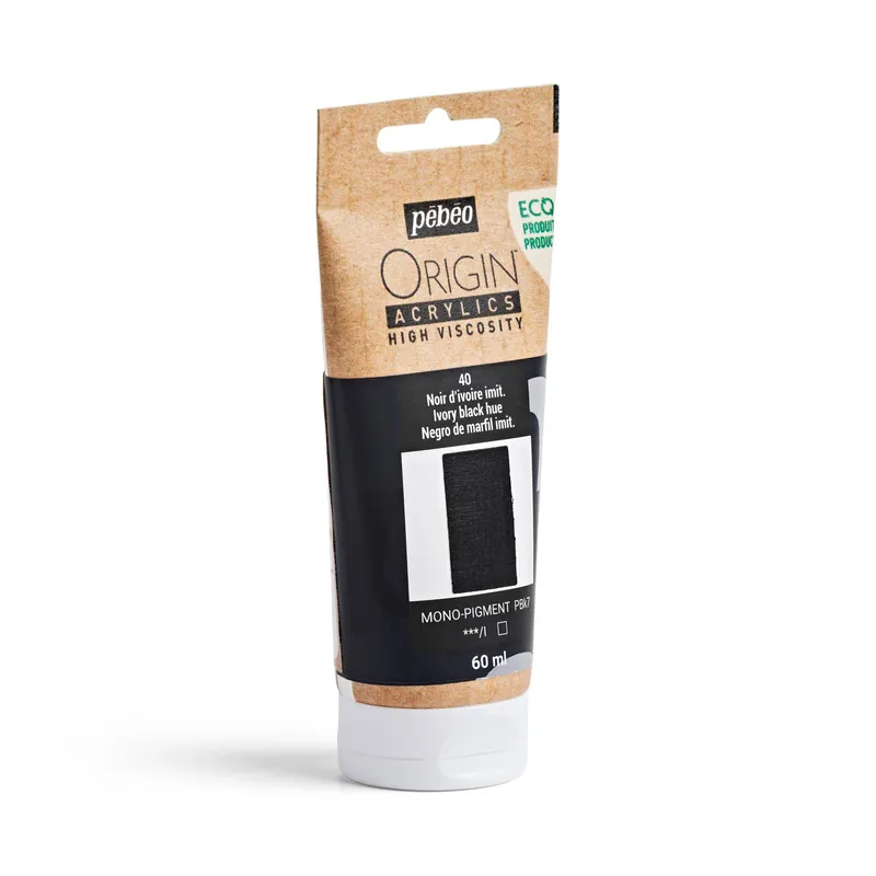 Pebeo Origin Ivory Black Acrylic Paint 60ml Big Sale