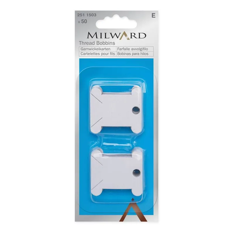 Hot Deal Milward Cardboard Thread Bobbins 50 Pack