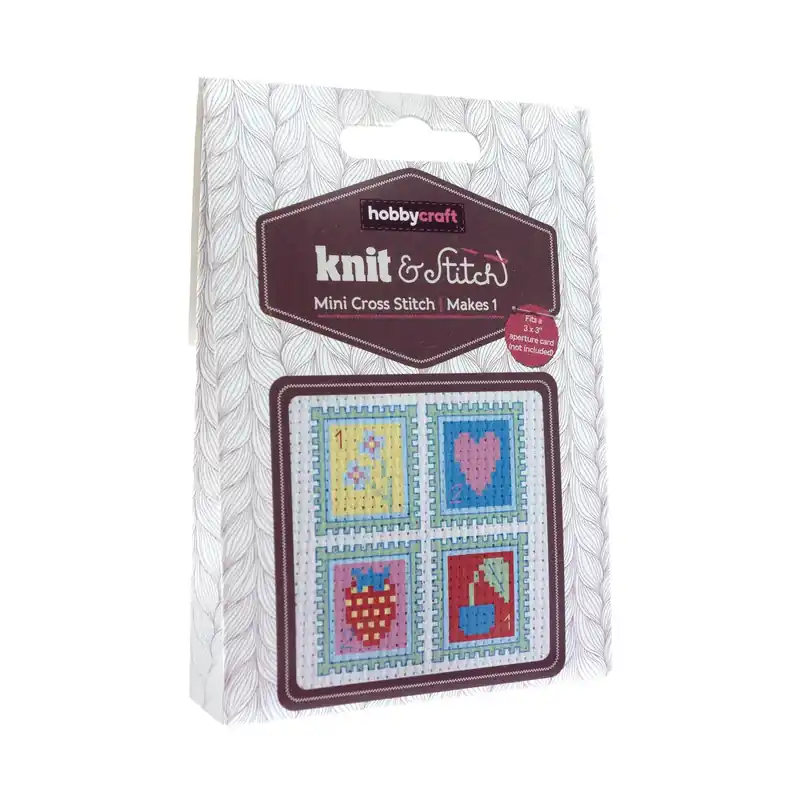 Budget Mini Stamps Cross Stitch Kit