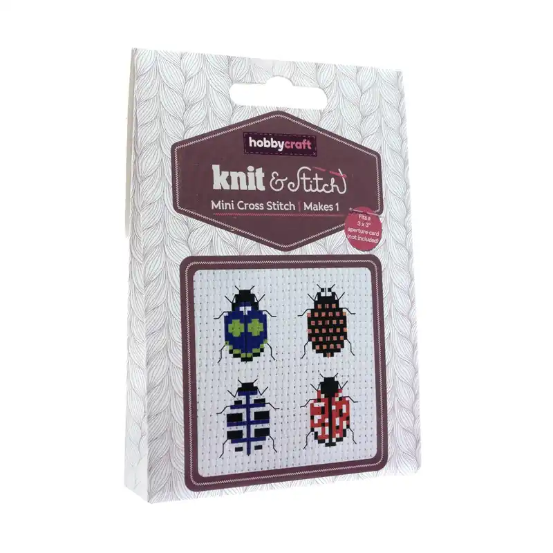 Genuine Mini Beetles Cross Stitch Kit