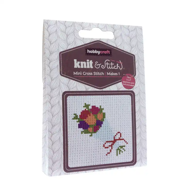 Free Delivery Mini Bouquet Cross Stitch Kit