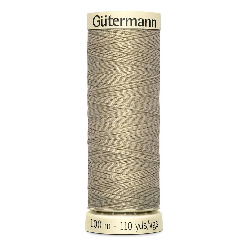 Gutermann Beige Sew All Thread 100m (131) Professional Grade