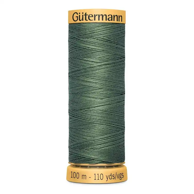 Low Price Gutermann Green Cotton Thread 100m (8724)