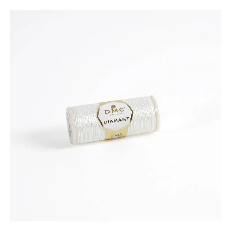 Final Sale DMC White Diamant Metallic Thread 35m (D5200)
