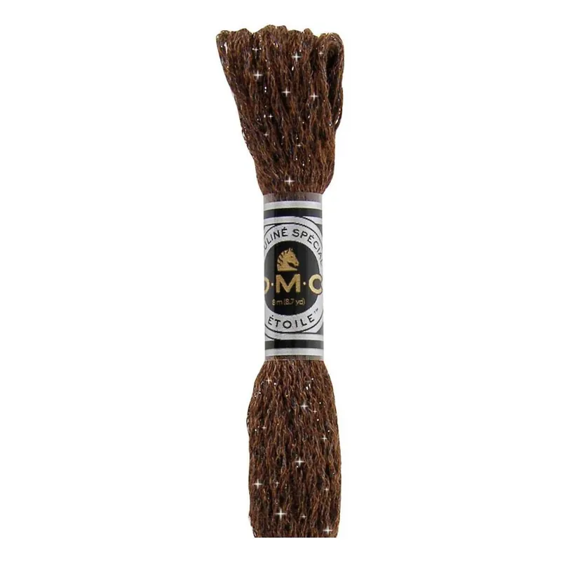 DMC Mid Brown Mouline Etoile Cotton Thread 8m (C938) Original