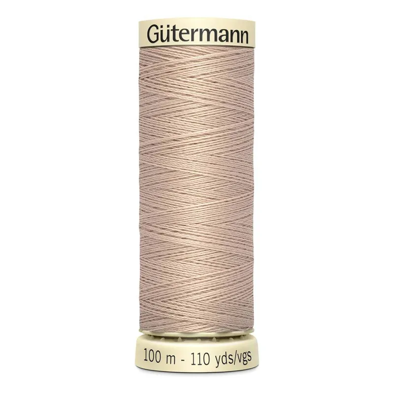Gutermann Beige Sew All Thread 100m (121) Seasonal Sale