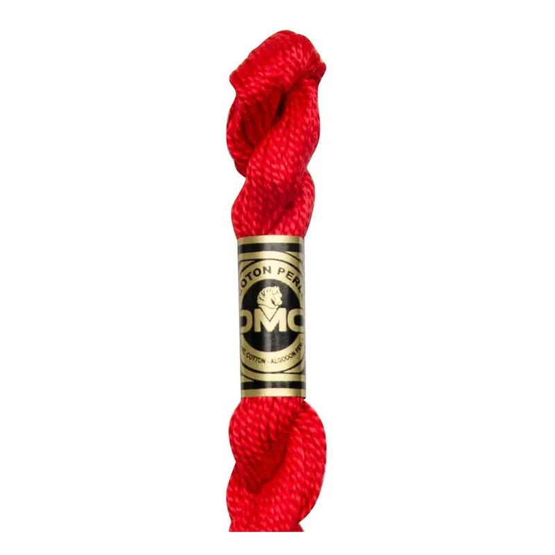 DMC Red Pearl Cotton Thread Size 5 25m (666) Don’t Miss Out