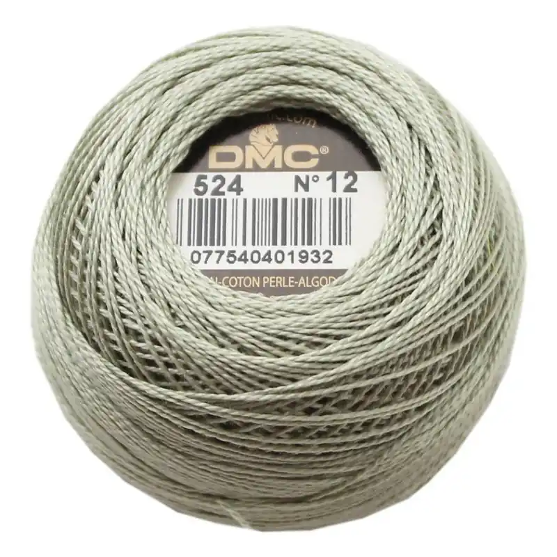 DMC Green Pearl Cotton Thread on a Ball 120m (524) No Minimum Order