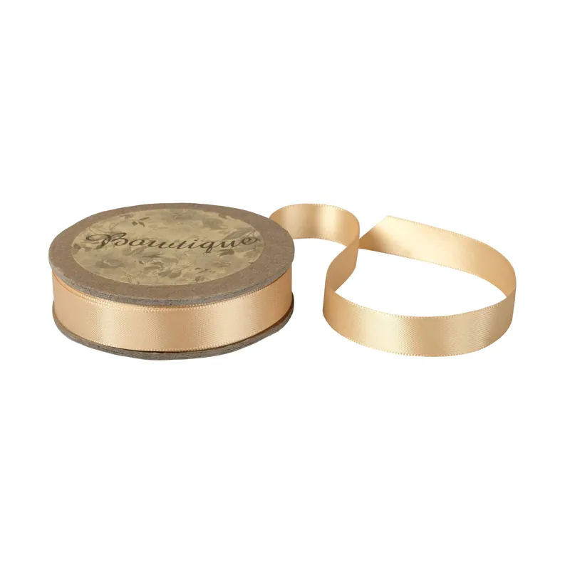 Exclusive Gold Double-Faced Satin Ribbon 12mm x 5m