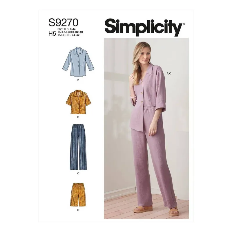 Simplicity Tops and Trousers Sewing Pattern S9270 (16-24) Fan Favorite