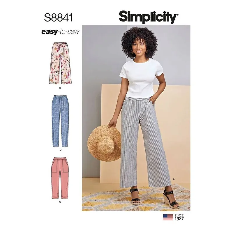 Affordable Simplicity Women's Trousers Sewing Pattern 8841