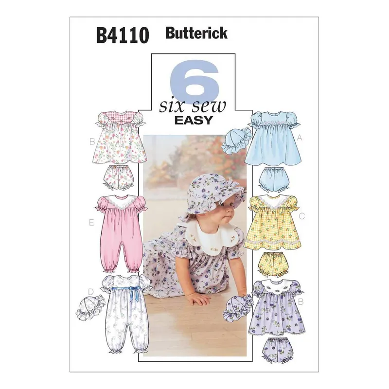 Butterick Baby Dress Sewing Pattern B4110 Hot Deal