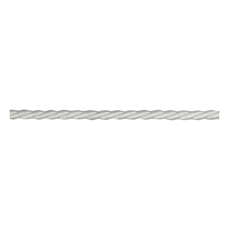 White 3mm Cord Trim by the Metre Top Rated