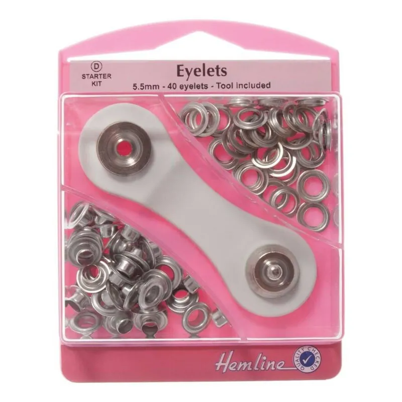 Hemline Nickel Eyelets Starter Kit Affordable