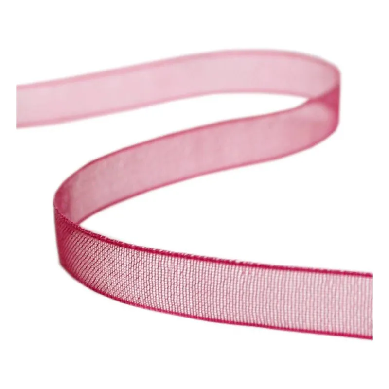 Wine Organdie Ribbon 6mm x 8m Top Rated