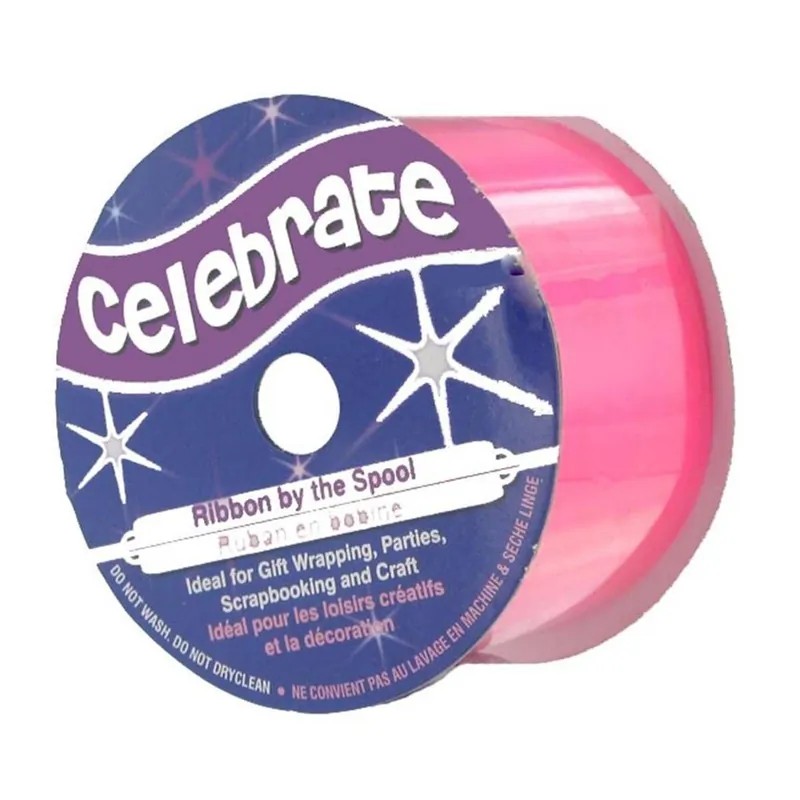 Fresh Stock Hot Pink Organza Ribbon 32mm x 5m