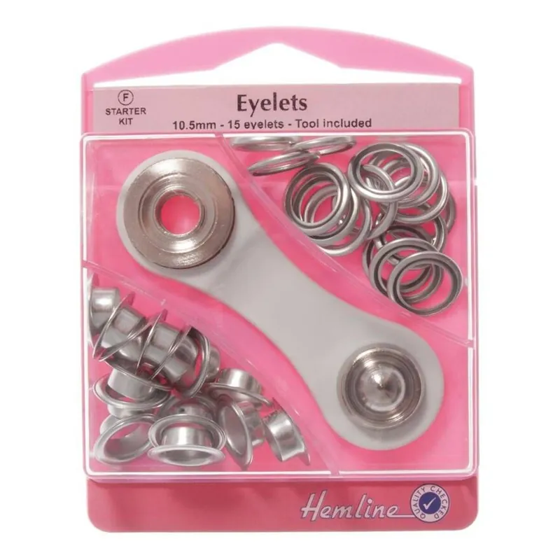 Limited Edition Eyelets Starter Kit Nickel 10.5mm