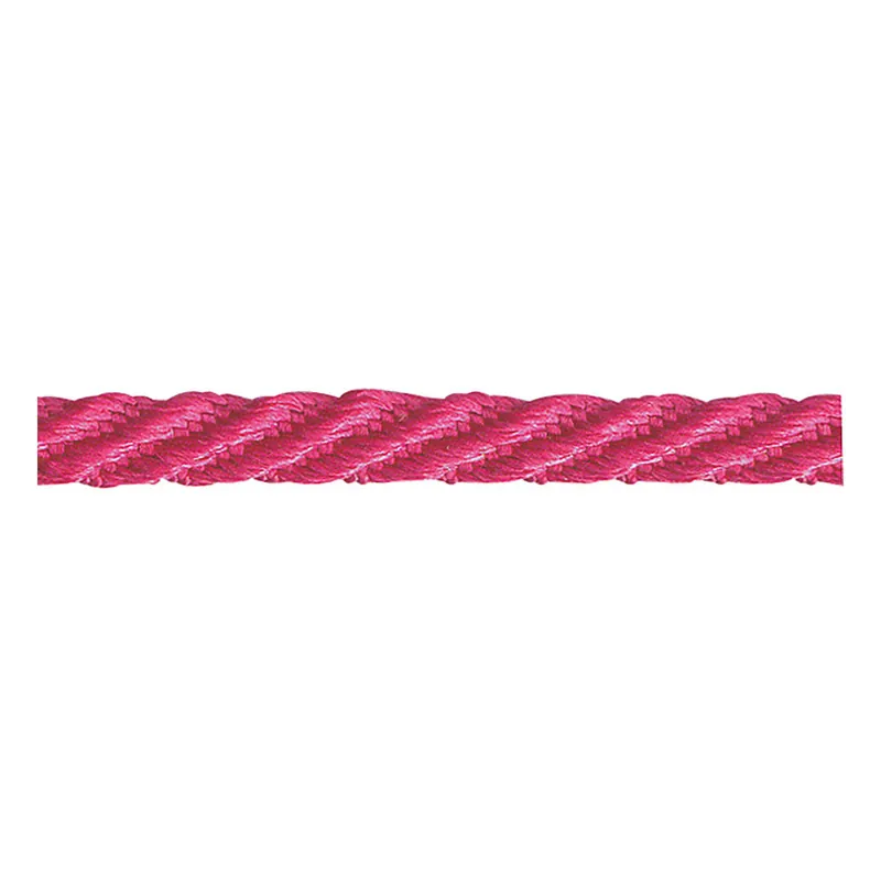 Berisfords Shocking Pink Barley Twist Rope by the Metre Latest