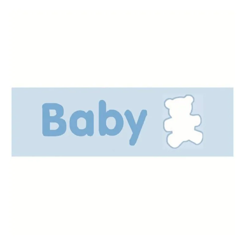 Blue It's A Boy Teddy Ribbon 25mm x 3m Fan Favorite