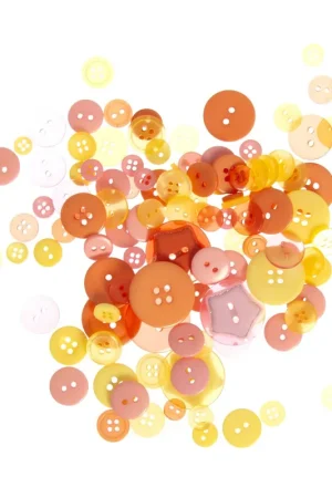 Yellow and Orange Buttons Pack 50g Must Have