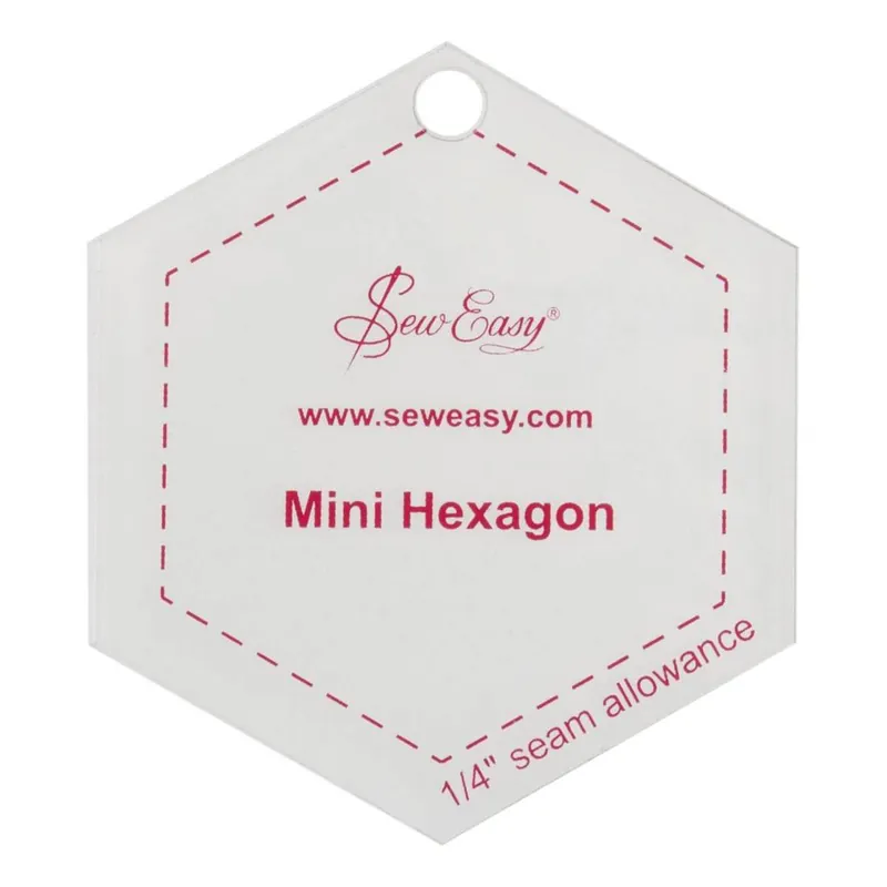 Brand New Sew Easy Mini Hexagon Template