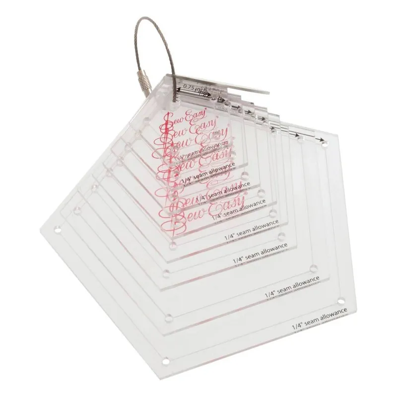 Sew Easy Mini Pentagon Template Set Original