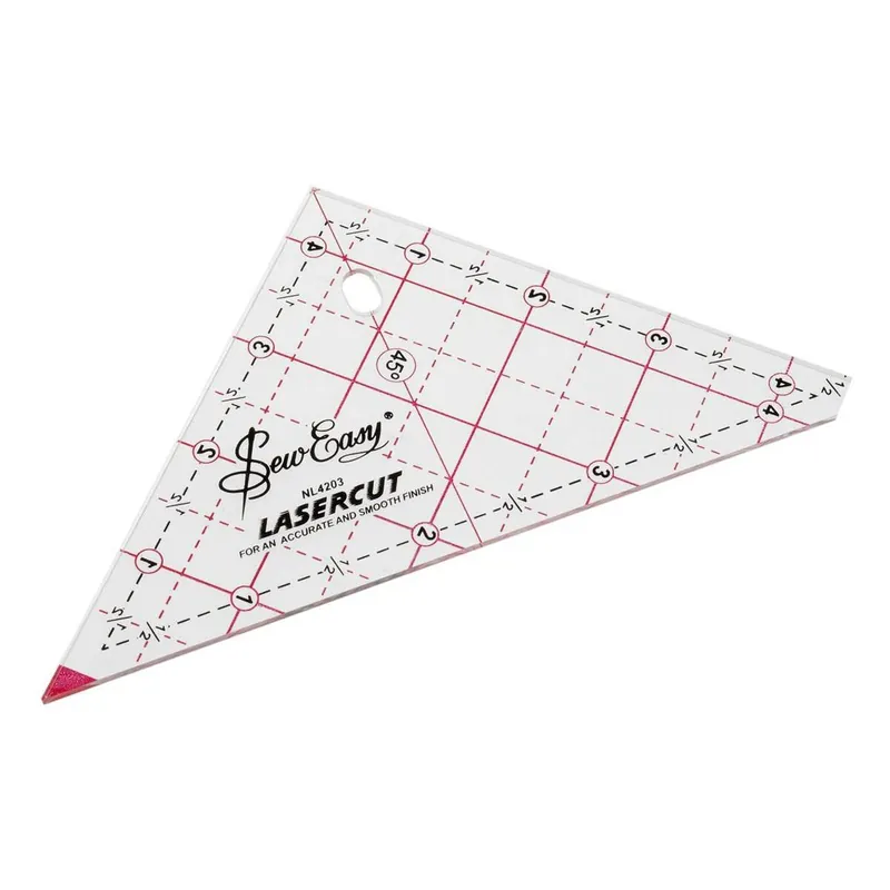 Flash Sale Sew Easy Patchwork Triangle Template 4.5 Inches