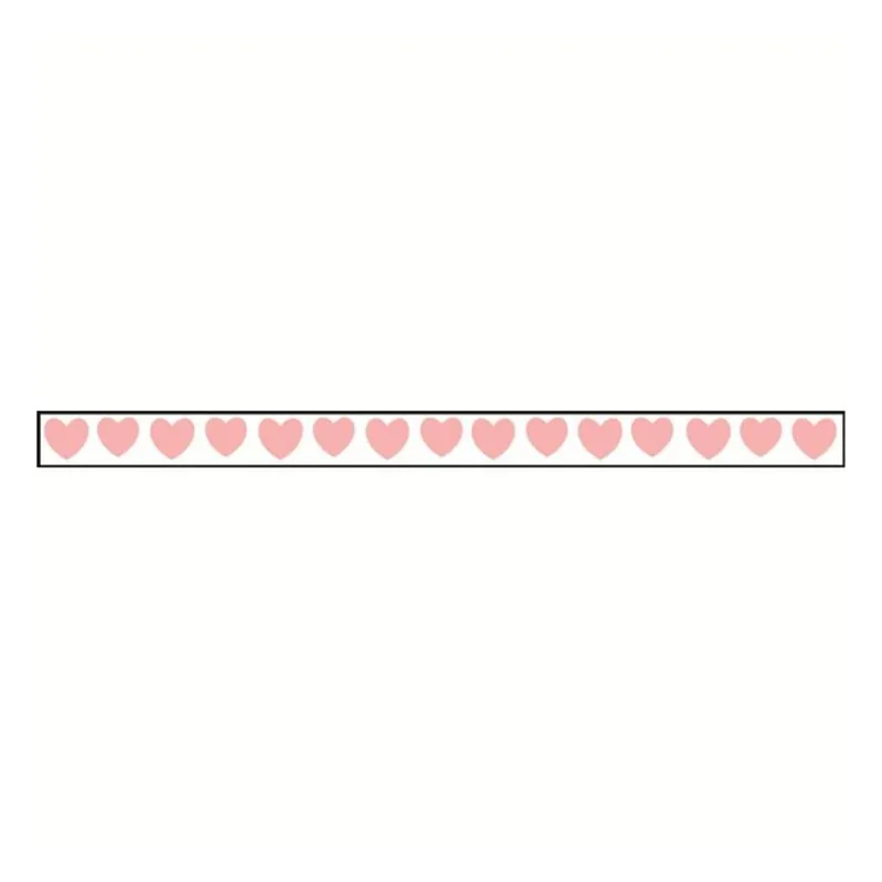 Editor’s Pick Baby Pink Hearts Satin Ribbon 6mm x 4m