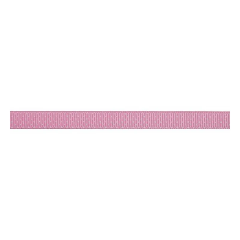 Weekend Sale Pink Polka Dot Grosgrain Ribbon 10mm x 5m