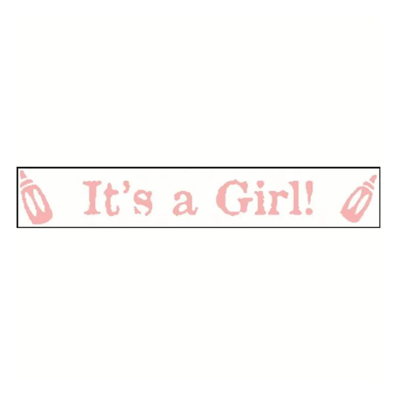 Baby Pink It's A Girl Ribbon 25mm x 3m Grab Now
