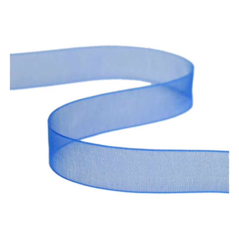Royal Blue Organdie Ribbon 12mm x 6m Markdown