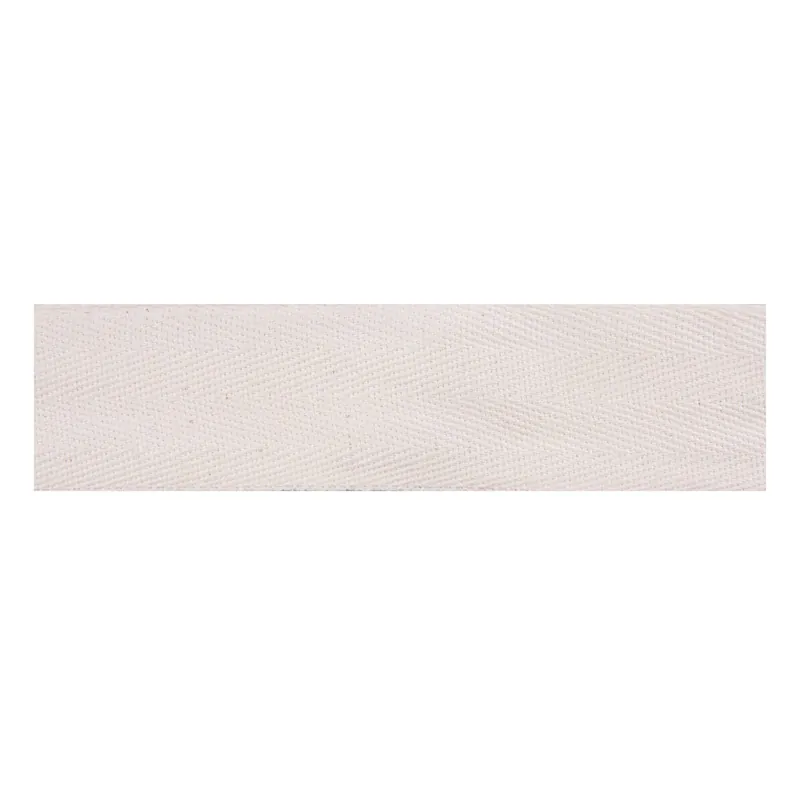 New Release Natural 40mm Herringbone Tape by the Metre