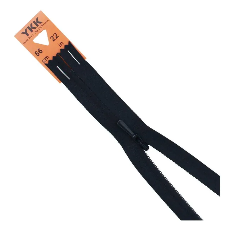 YKK Navy Concealed Zip 56cm New Release