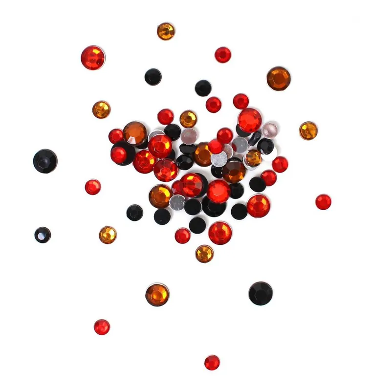 Secure Checkout Black and Red Assorted Round Gems 90g