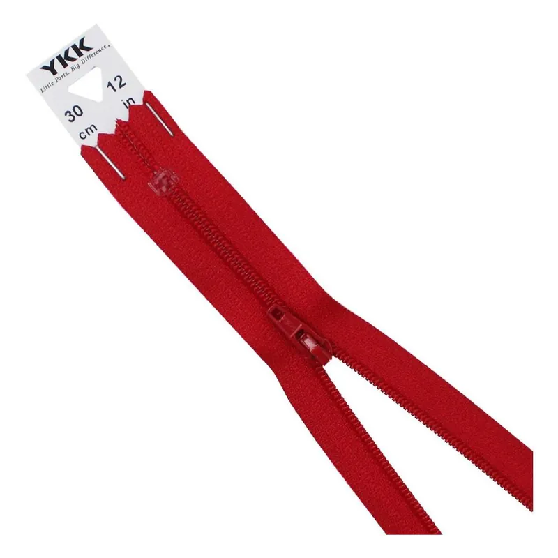 YKK Red Dress and Skirt Zip 30cm Get Yours