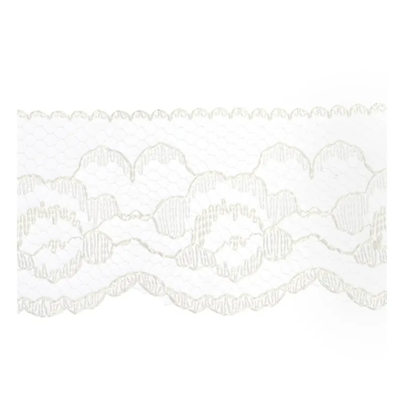 Fresh Stock Ivory 35mm Buttercup Lace Trim by the Metre