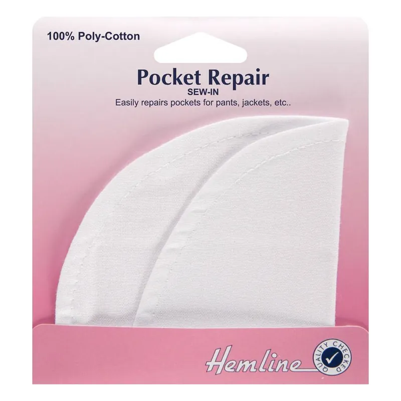 Fresh Stock Hemline Sew-In Trouser Pocket Repair