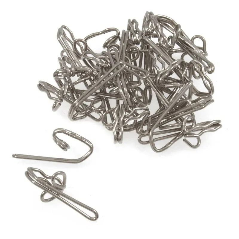 Secure Checkout Milward Steel Curtain Hooks 30 Pack