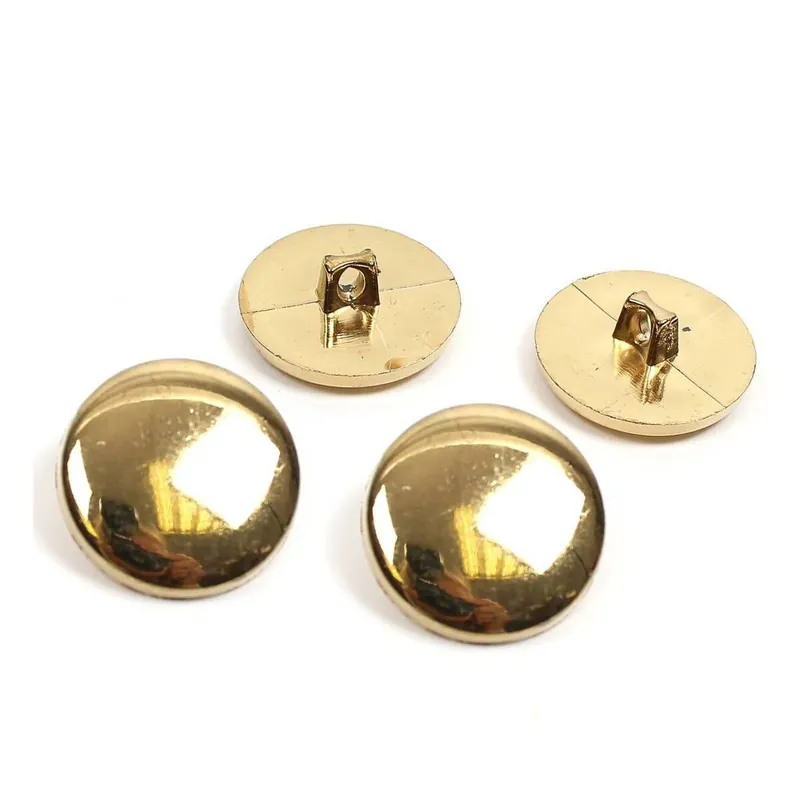 Buy Direct Hemline Gold Metal Blazer Button 4 Pack